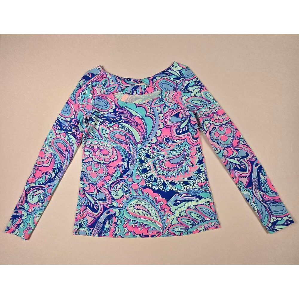 Lilly Pulitzer Small long Sleeve Tristan Top - Picture 2 of 2